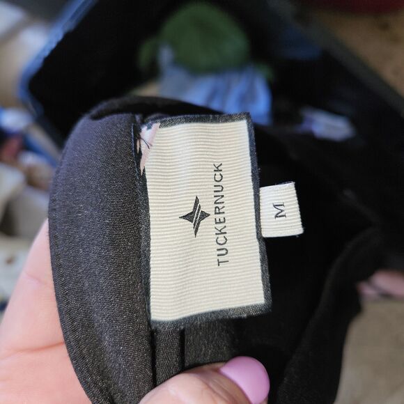 Tuckernuck Crepe Royal Shirt Dress in Black - Picture 5 of 5